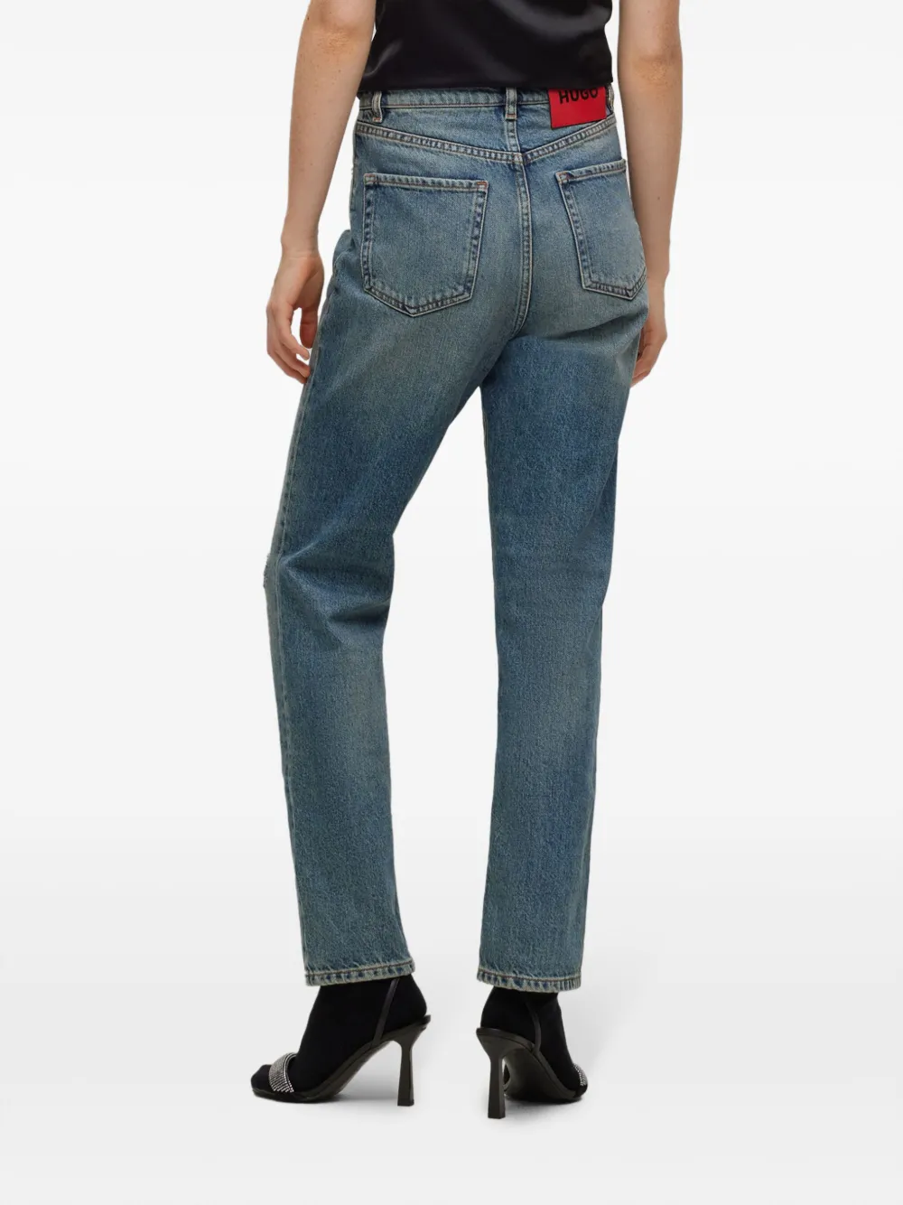 HUGO Jeans affusolati con applicazione | Abbigliamento | Image 4