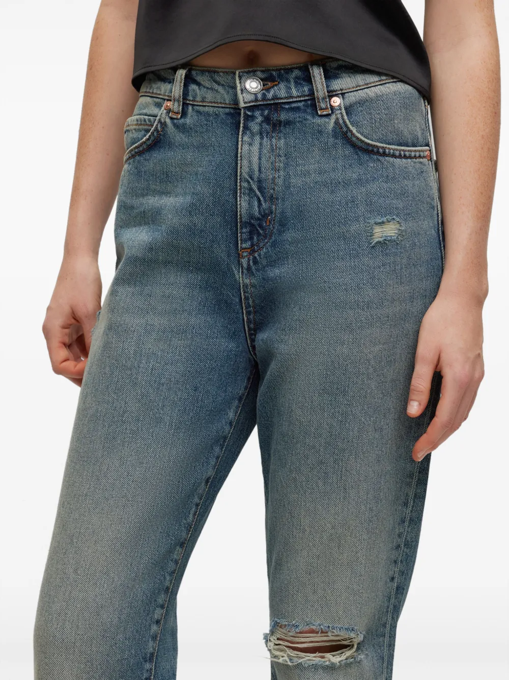 HUGO Jeans affusolati con applicazione | Image 5