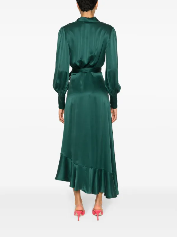 Zimmermann emerald green dress store