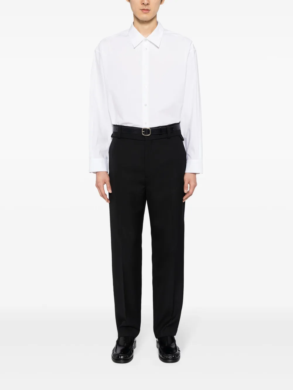The Row button-up cotton shirt - Wit