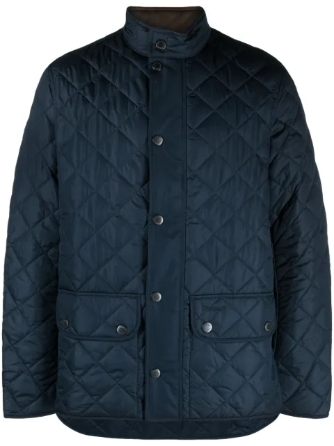 Barbour button-up quilted jacket