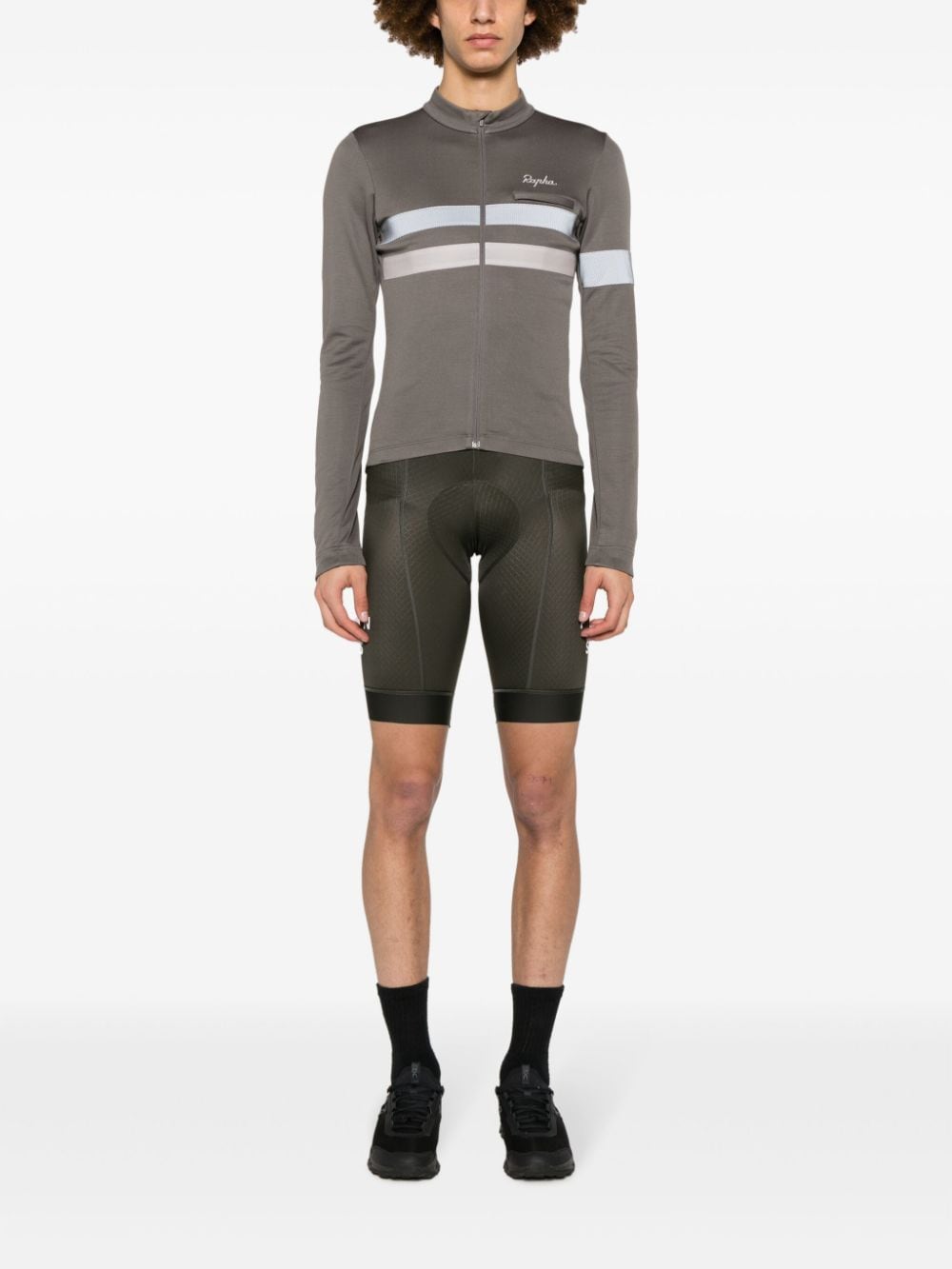 Shop Rapha Reflective-detail Lightweight Performance Jacket In Grey
