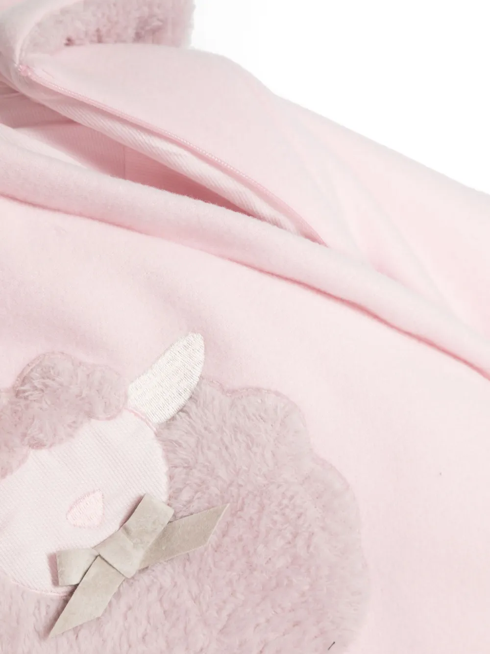 La Stupenderia Romper met imitatie lamswol Roze