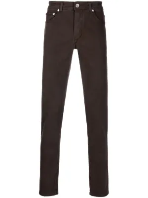 BARBA ダークブラウン ストレートジーンズ BARBA ダークブラウン ストレートジーンズ