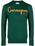 MC2 Saint Barth Courmayeur Après Ski-embroidered crew-neck jumper - Green