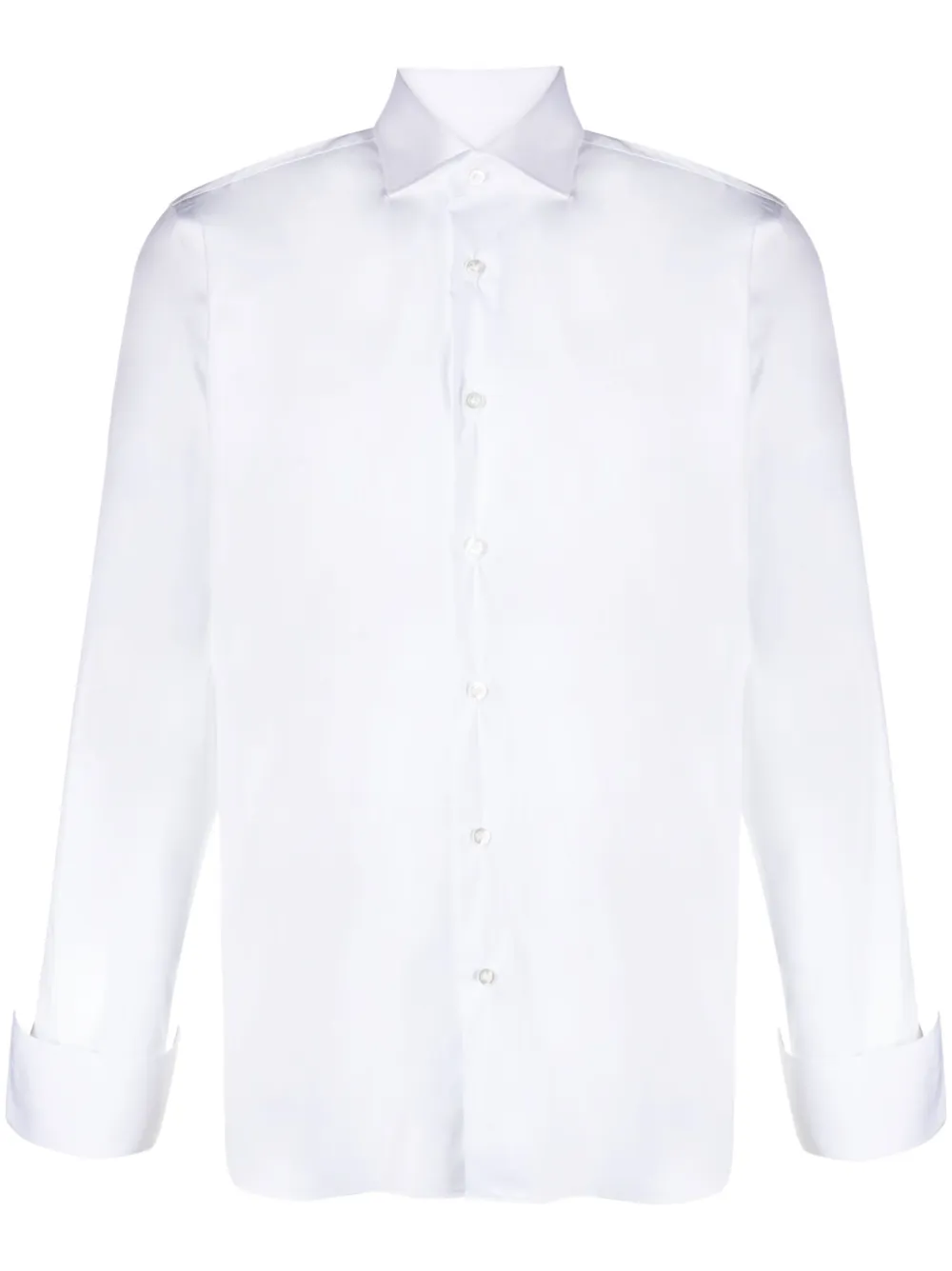 Barba long-sleeve buttoned shirt | White | Image 1