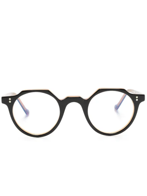 Lesca Heri round-frame glasses