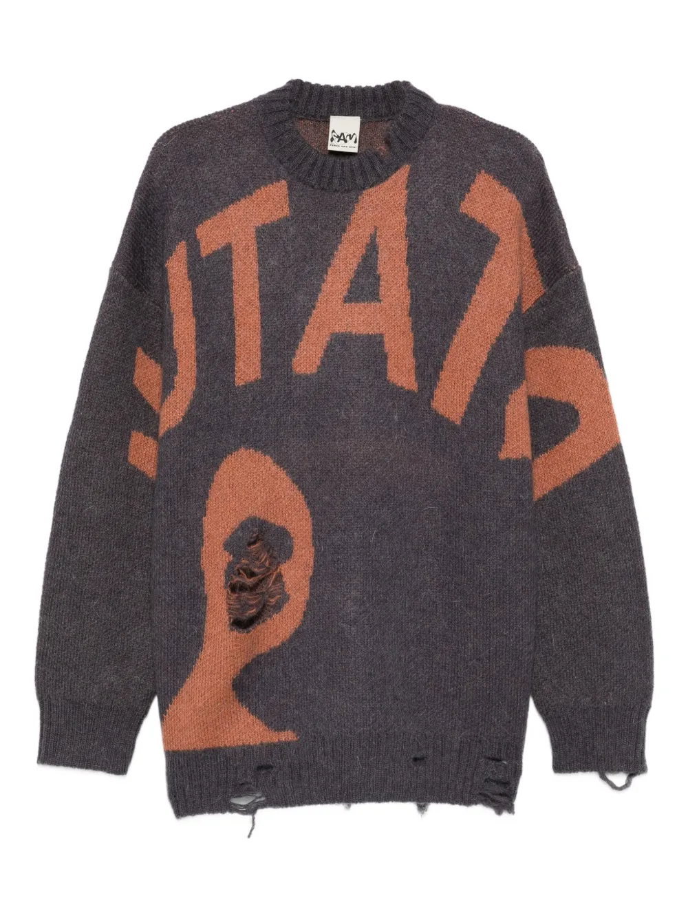 Perks And Mini Mutate distressed sweater | Grey | Image 1