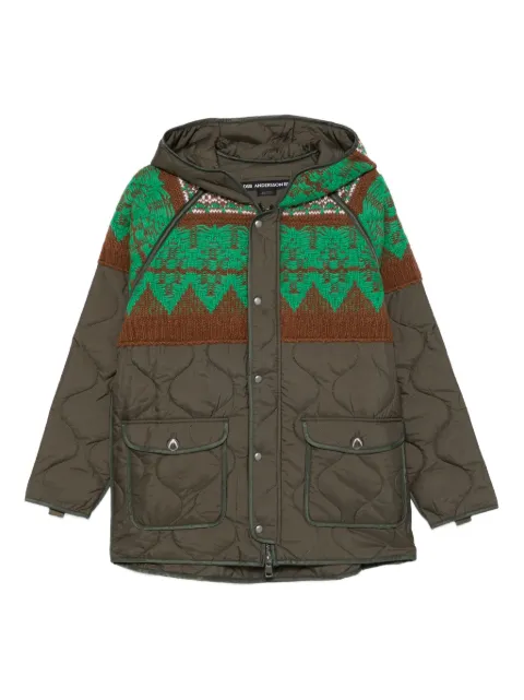 Andersson Bell nordic-knit quilted parka