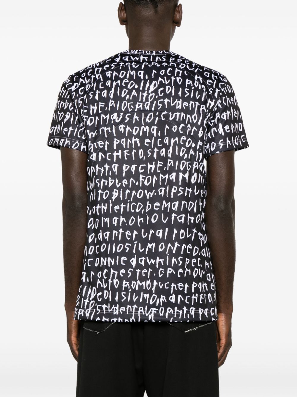 Comme des Garçons Homme Plus graphic-print T-shirt Zwart