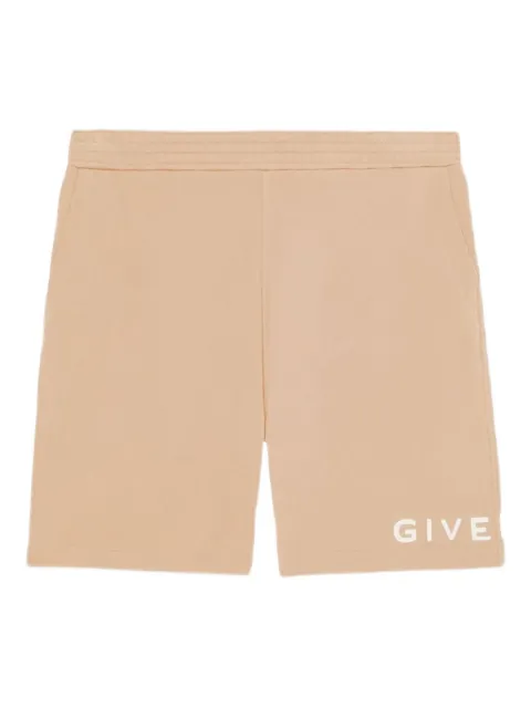 Givenchy logo-embroidered elastic-waist shorts