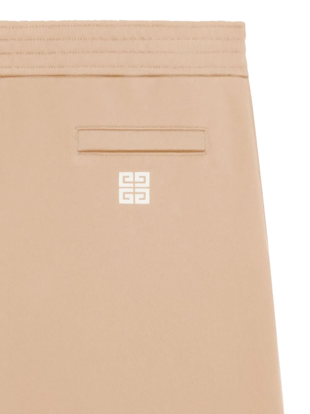 Givenchy Logo-embroidered Elastic-waist Shorts In Neutral