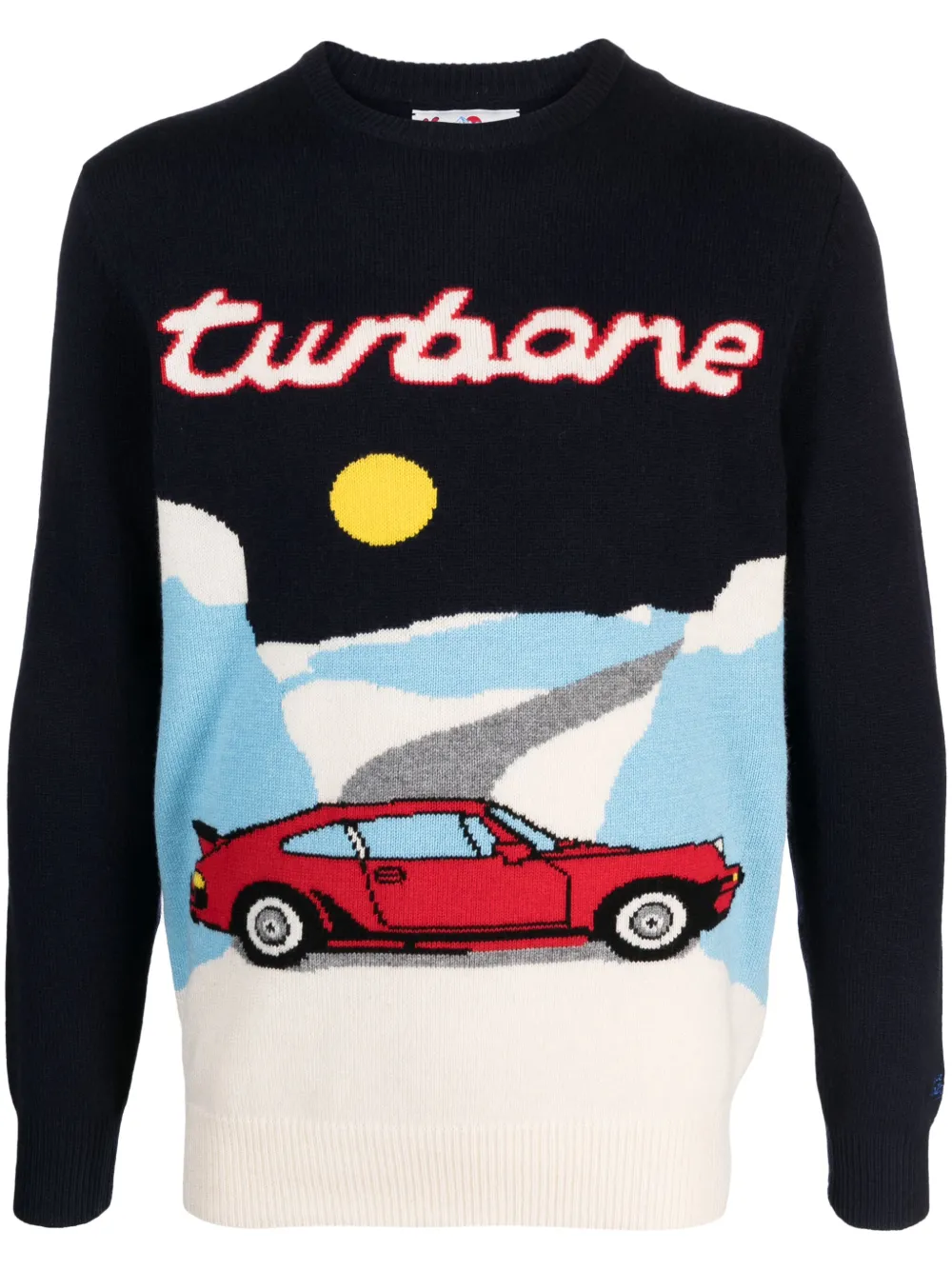 MC2 Saint Barth Turbone 61 intarsia-knit jumper | Blue | Image 1