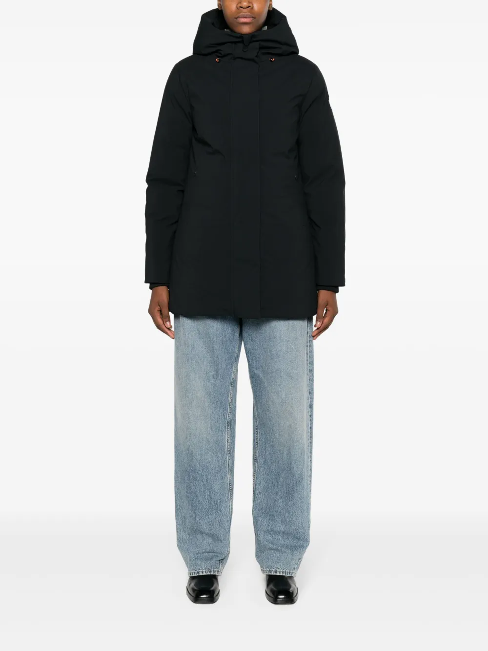 Save The Duck Gewatteerde parka - Zwart