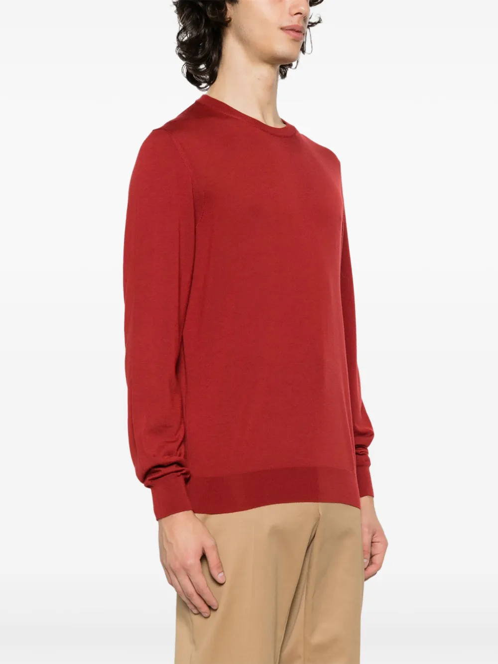 Drumohr Coltrui van merinowol Rood