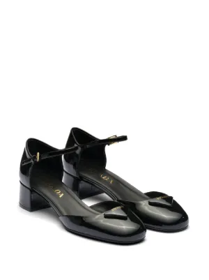 【美品】PRADA プラダ パンプス スウェード 黒 バックル 39 26㎝ Prada（プラダ）ウィメンズ パンプス - FARFETCH