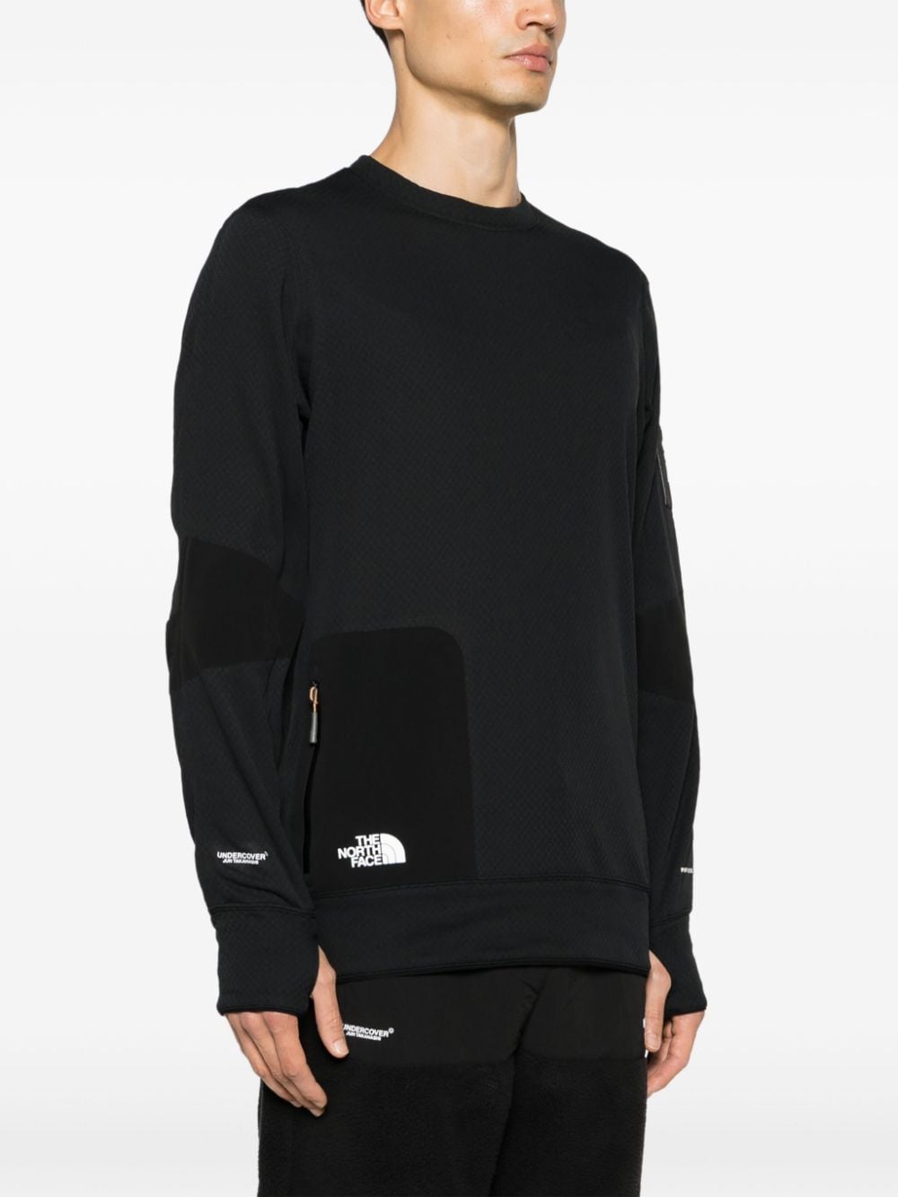 Shop The North Face X Undercover Soukuu Baselayer Fleece T-shirt In Black