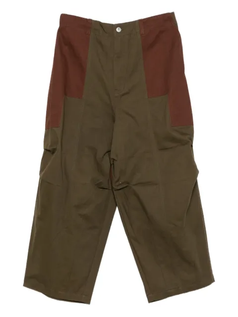 Perks And Mini contrast-panel trousers
