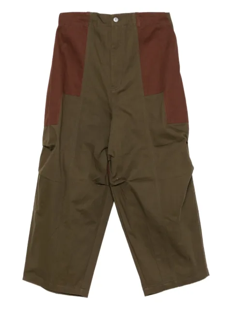 Perks And Mini contrast-panel trousers