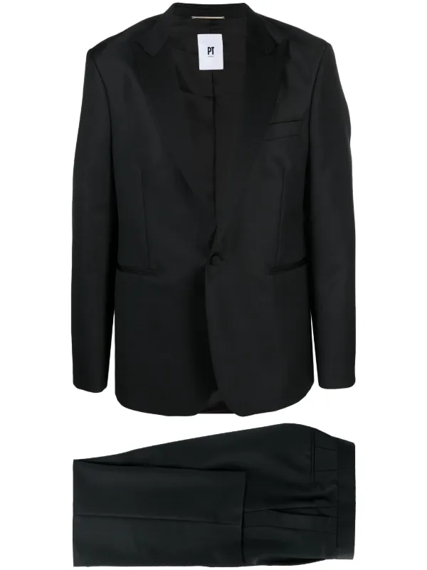 スーツ PT TORINO PT Torino シングルスーツ | ブラック | FARFETCH JP