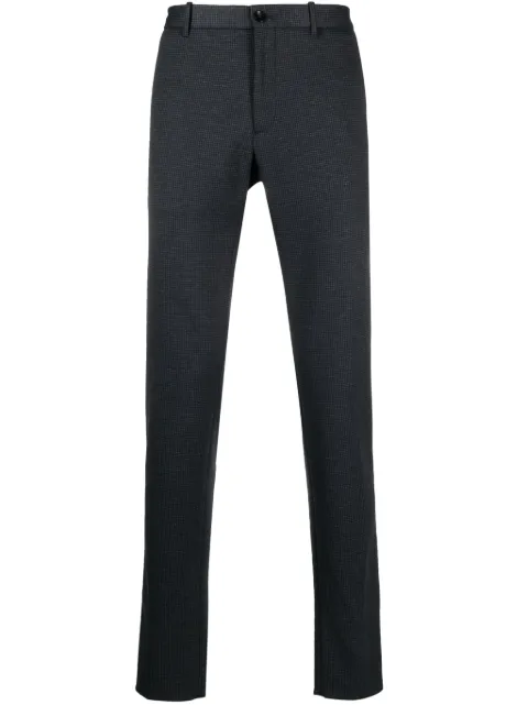 Incotex houndstooth-pattern tailored trousers