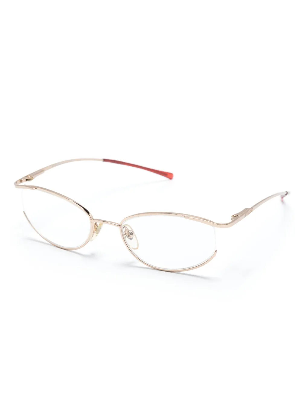 Fendi Eyewear Bril met ovalen montuur - Goud
