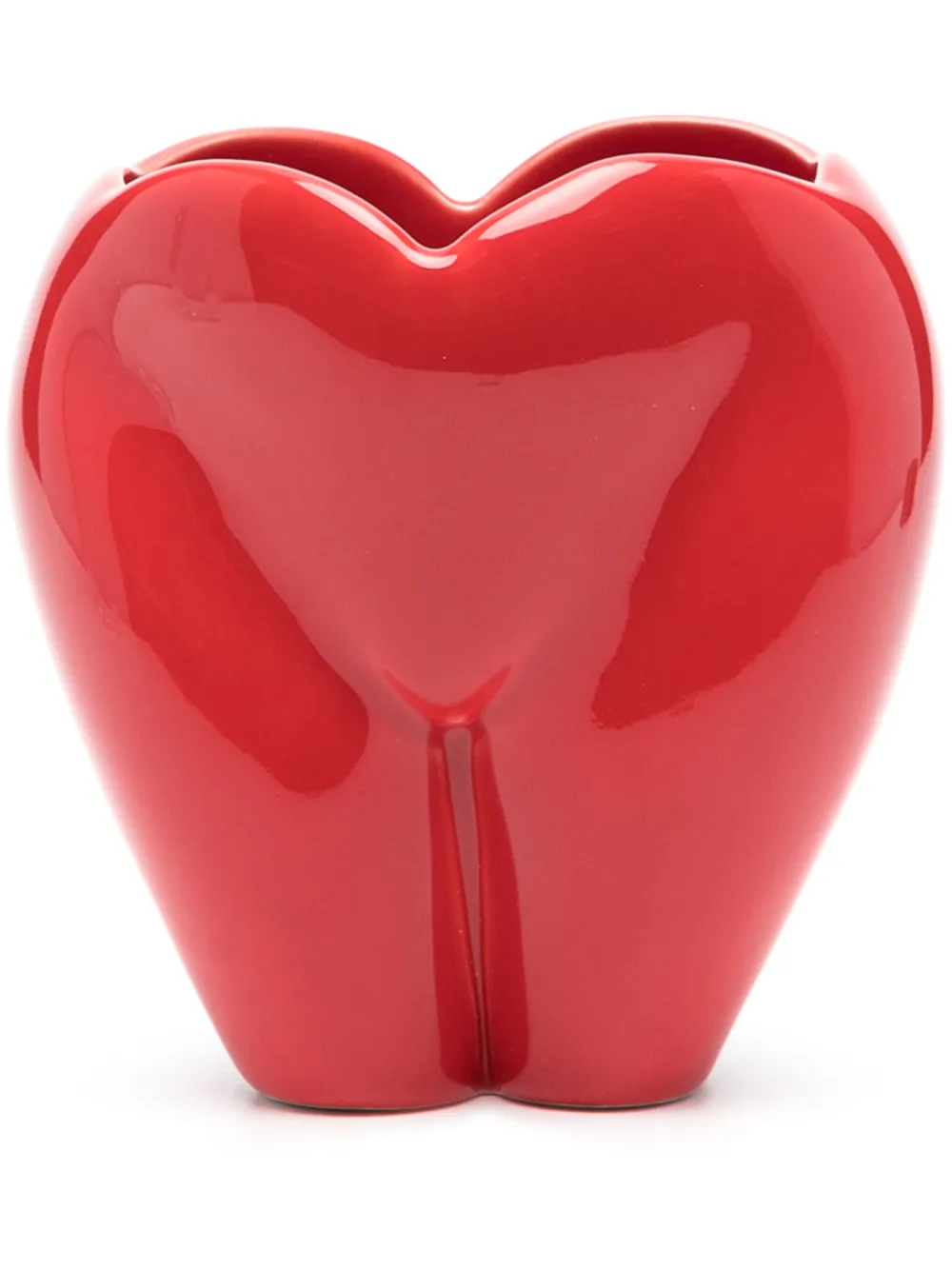 Anissa Kermiche Bottom Of My Heart ceramic vase (12cm) - RED