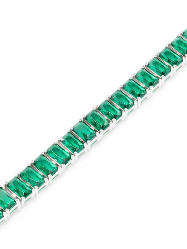 Hatton Labs emerald-cut tennis-chain Bracelet - Farfetch