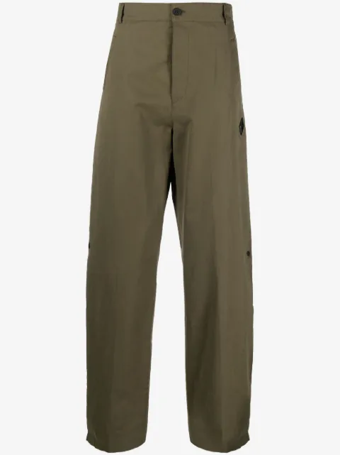 A-COLD-WALL* logo-appliqué straight-leg trousers