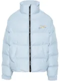 Martine Rose Doll logo-embroidered padded jacket - Blue
