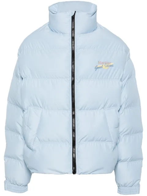 Martine Rose Doll logo-embroidered padded jacket