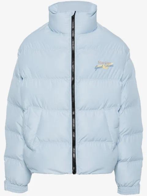 Martine Rose Doll logo-embroidered padded jacket