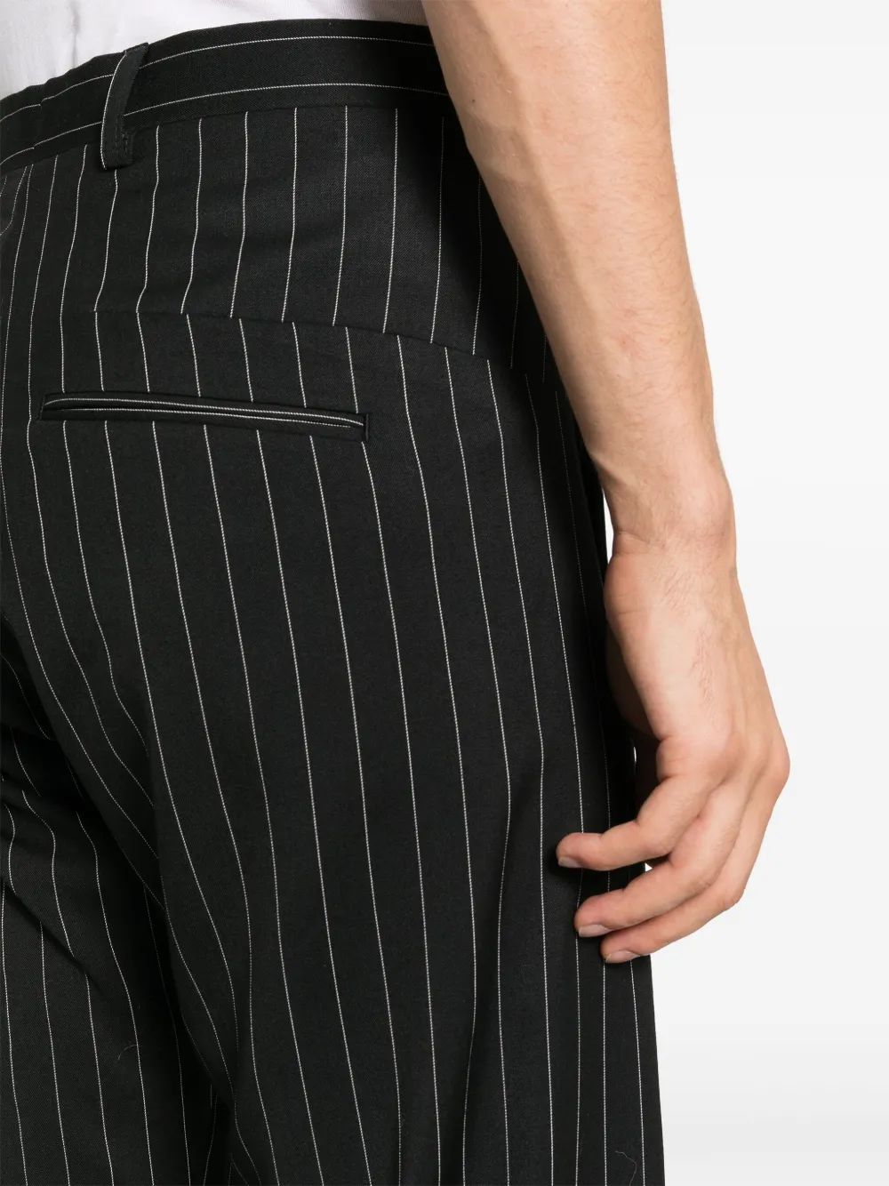 Martine Rose Pinstriped straight-leg Tailored Trousers - Farfetch