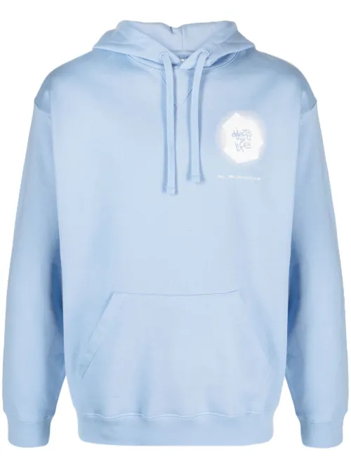 Hoodie en coton à imprimé graphique - OBJECTS IV LIFE - Modalova