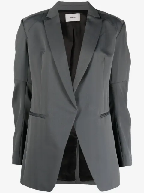 Coperni blazer biker con motivo de espiga