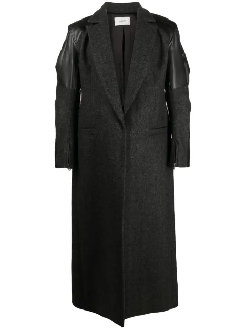 Coperni Hybrid tailored chevron coat