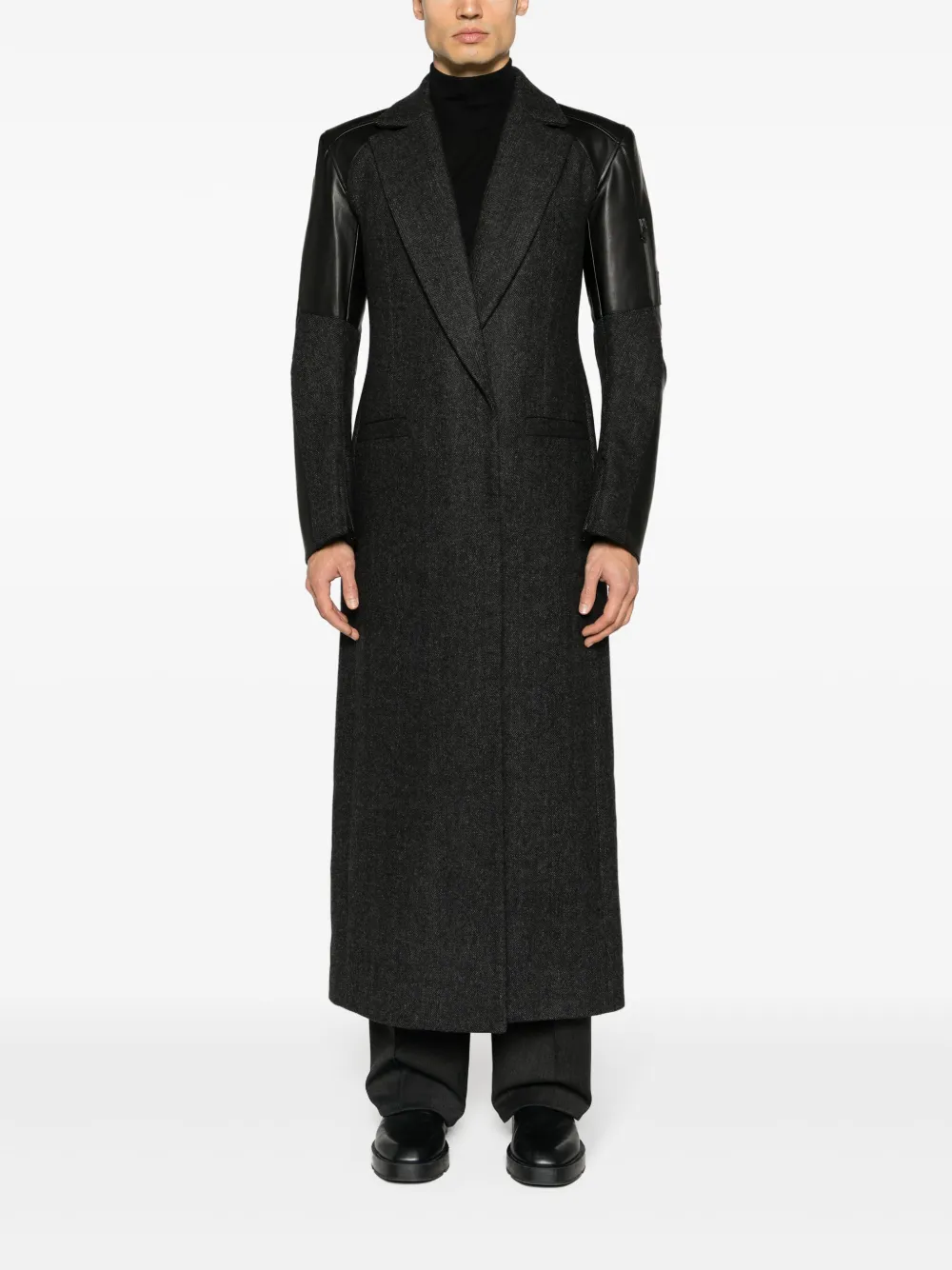 Coperni Hybrid Mantel mit Zickzackmuster | Einreiher | Image 2