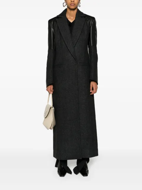 Coperni Hybrid tailored chevron coat COPM16822 - 2