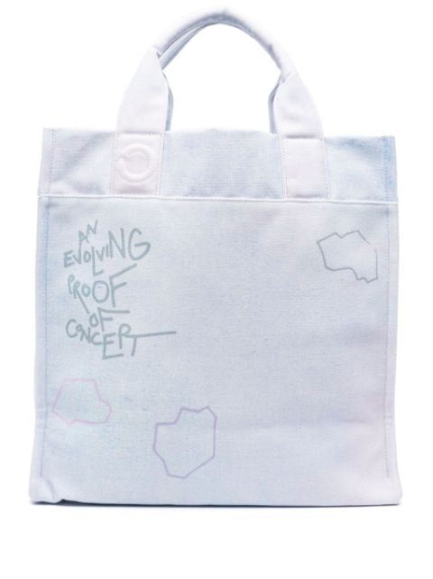 OBJECTS IV LIFE slogan-print cotton tote bag