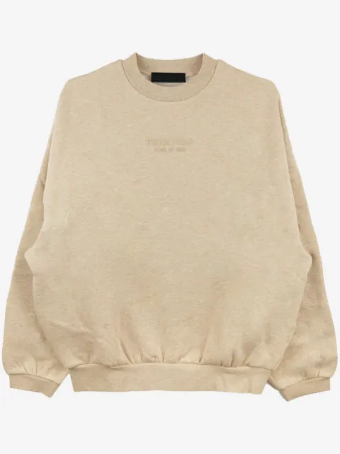 FEAR OF GOD ESSENTIALS sudadera con cuello redondo y logo bordado
