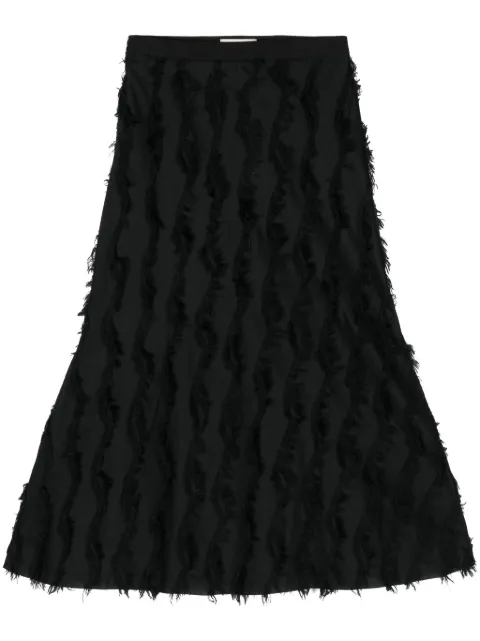 Muller Of Yoshiokubo Surge fringed maxi skirt