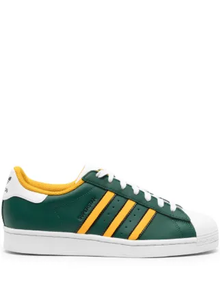 Adidas superstar green uk best sale