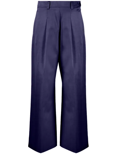 Forte Forte pants anchos con bordado floral