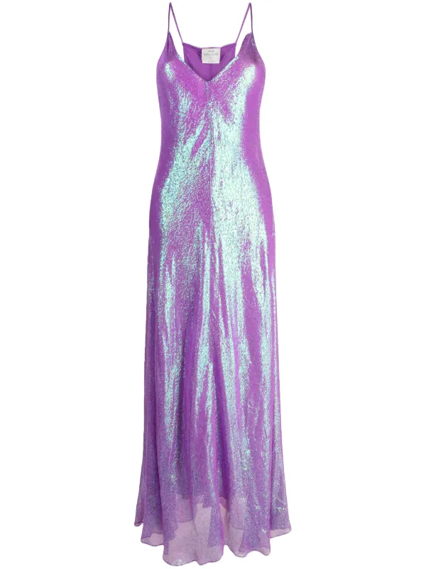 Iridescent slip dress 2025