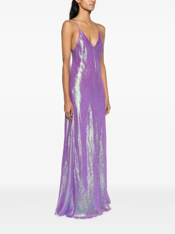 Forte Forte Women s Iridescent Effect jacquard Maxi Dress