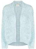 Forte Forte open-knit open front cardigan - Blue