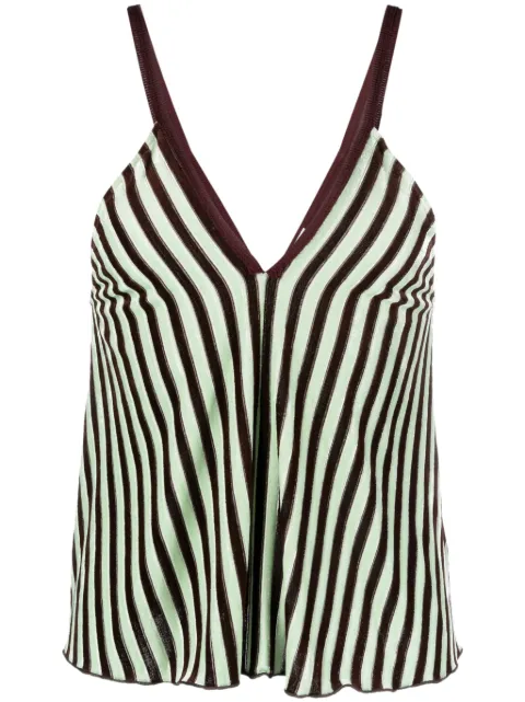Forte Forte striped V-neck top