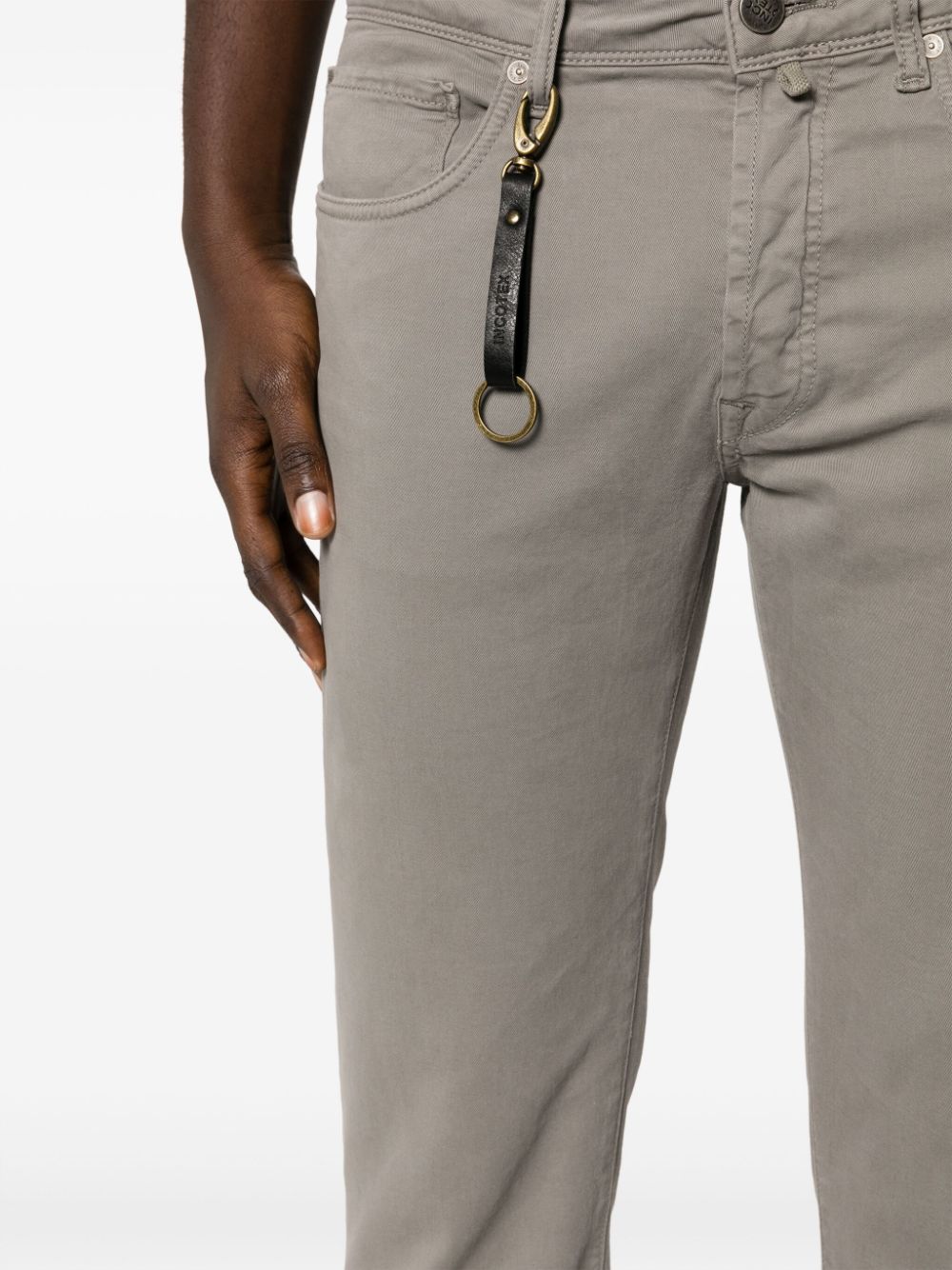 Incotex Slim-fit broek Grijs