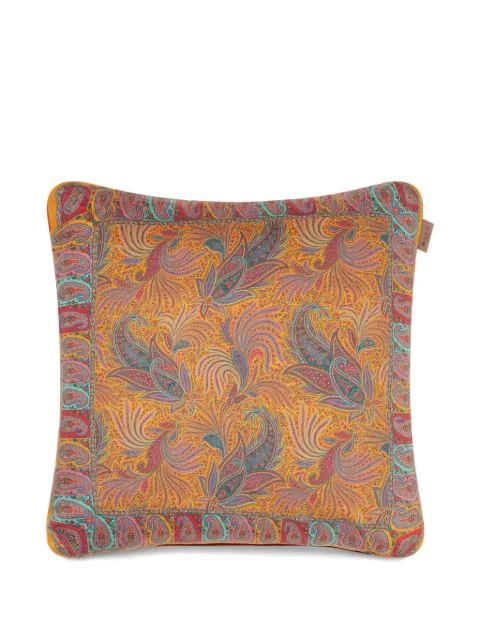 ETRO HOME paisley-print cotton cushion