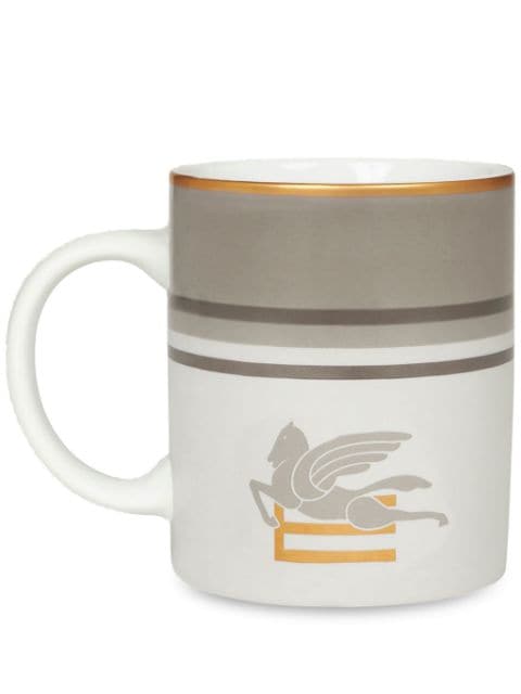 ETRO HOME Pegaso-motif porcelain mug